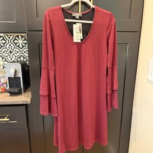Large Karen Kane Wine color dress